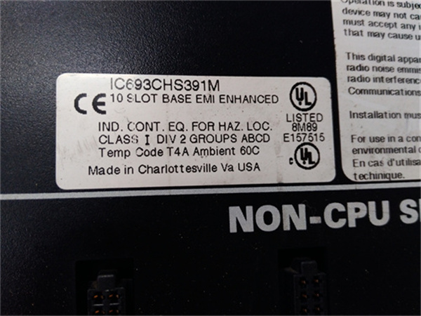 OEM GE IC693CHS391 Ethernet Communication Module -100Mbps Industrial Grade | IP20 Protection插图