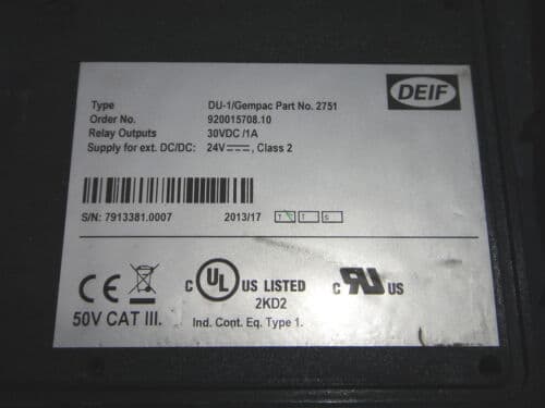 Deif Du-1 2751 intelligent drive controller innovates industrial motor energy efficiency and multi-scene collaborative control插图1