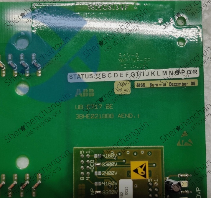 ABB 3BHE021887R0101 control module with hot standby function插图 ABB 3BHE021887R0101 control module with hot standby function插图