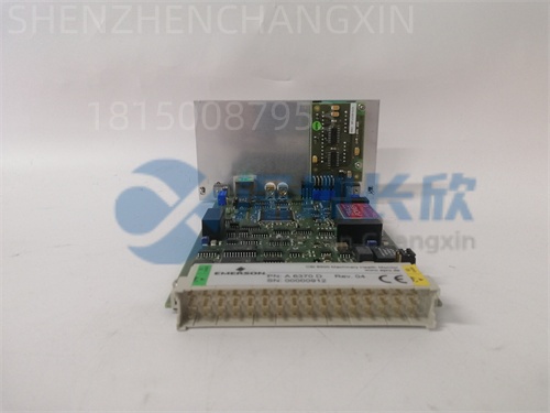 Precision EMERSON A6370D I/O Module – ±0.05% Accuracy, Isolated Inputs for Turbine & Boiler Monitoring插图2