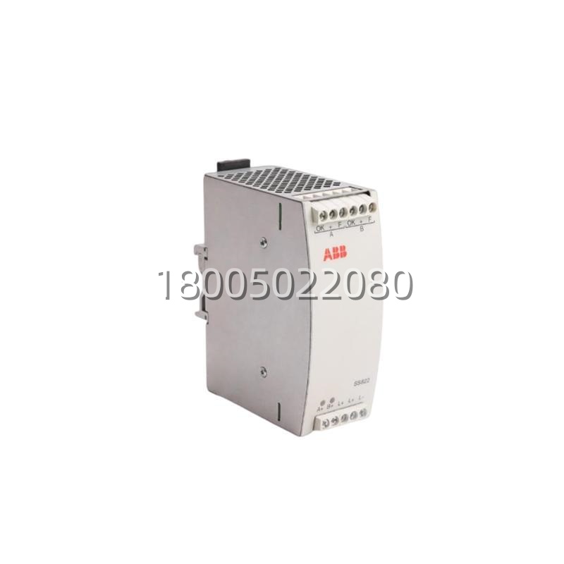 Tricon Power System Core: ABB SS822 3BSC610042R1 Power Voting UnitDescription: The ABB SS822 3BSC610042R1​ is a Power Voting Unit, a critical component within ABB’s (formerly Elsag Bailey, then Invensys) Triconex or Trident Triple Modular Redundant (TMR) safety and critical control systems. It is not a simple power supply but a sophisticated unit that accepts three independent AC or DC input power feeds, conditions and converts the power, and performs a 2-out-of-3 (2oo3) voting process to deliver a single, ultra-reliable DC output to the TMR controller’s main chassis. Its purpose is to eliminate a single point of failure in the system’s power infrastructure, ensuring continuous, fault-tolerant power to the safety logic solvers. Application Scenarios: In a liquefied natural gas (LNG) export terminal, the emergency shutdown (ESD) system that protects the entire facility—from storage tanks to high-pressure compressors—is built on an ABB Triconex TMR platform. A total power failure to this system is unacceptable, as it would blind the plant to hazards. The terminal uses three completely independent power sources: the main station service, a dedicated uninterruptible power supply (UPS), and a diesel generator backup. These three sources feed into the ABB SS822 3BSC610042R1 Power Voting Unit. Inside the SS822, each input is isolated, converted, and monitored. The unit continuously performs a hardware-based 2-out-of-3 vote on the quality of the three derived DC power rails. Even if one input source fails (e.g., the main feed is lost) and a second source experiences a transient dip, the SS822​ will still have at least two good power rails to vote on, maintaining flawless DC power to the critical TMR controllers. This scenario demonstrates that the ABB SS822 3BSC610042R1​ is the guardian of the safety system’s “heartbeat,” ensuring that the last line of defense against a catastrophic event never loses power due to a single electrical fault.缩略图