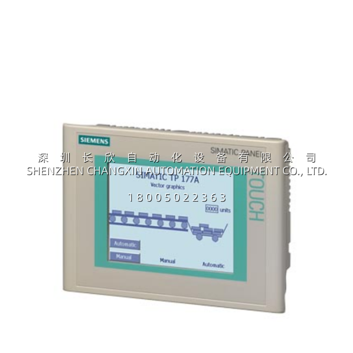 Siemens 6AV6642-0AA11-0AX1 TP177A – 320×240 STN, 50 k h Backlight, 24 V DC, 0.24 A, 6 W插图 Siemens 6AV6642-0AA11-0AX1 TP177A – 320×240 STN, 50 k h Backlight, 24 V DC, 0.24 A, 6 W插图