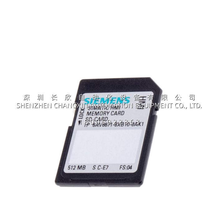 SIEMENS 6AV6671-8XB10-0AX1 512MB SD Memory Card for SIMATIC HMI Panels缩略图