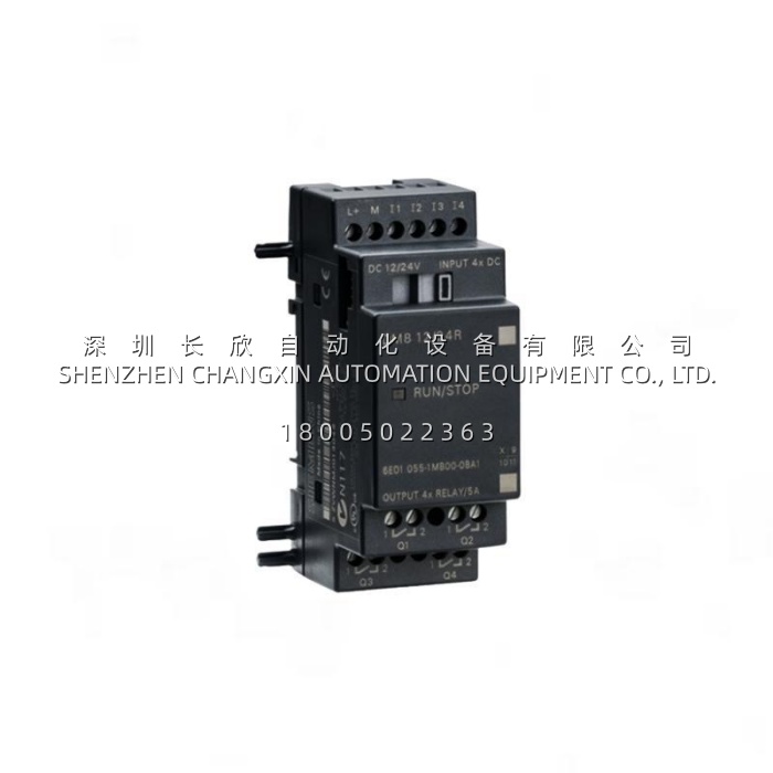 Siemens 6ED1055-1MB00-0BA1 LOGO! DM8 12/24R — 4 DI + 4 Relay DO Expansion for LOGO! 8 Stations插图