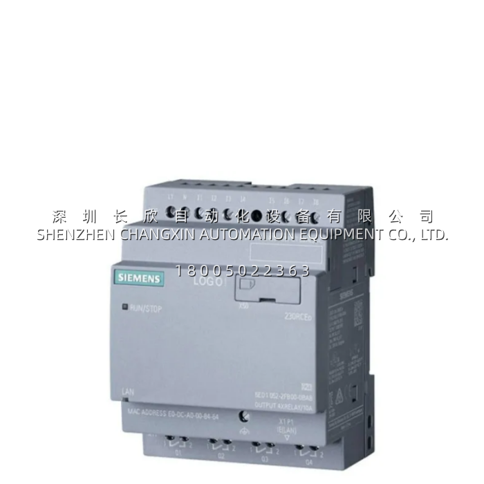 Siemens 6ED1052-1MD08-0BA0 LOGO! 12/24RCE Logic Module with Ethernet & Web Server插图 Siemens 6ED1052-1MD08-0BA0 LOGO! 12/24RCE Logic Module with Ethernet & Web Server插图