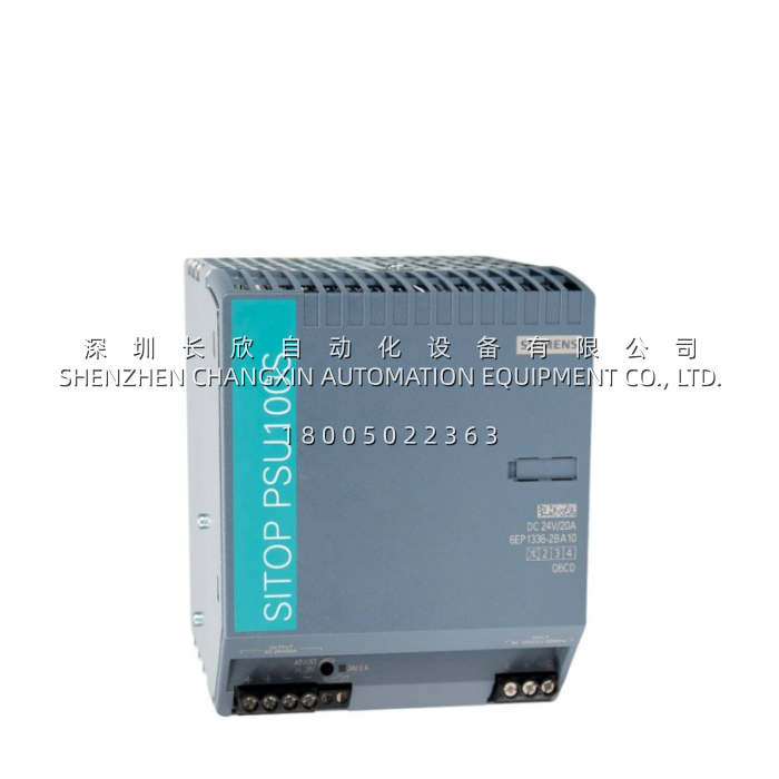 Siemens 6EP1336-3BA10 SITOP PSU8200 24V 20A 480W DIN Rail Power Supply插图1 Siemens 6EP1336-3BA10 SITOP PSU8200 24V 20A 480W DIN Rail Power Supply插图1