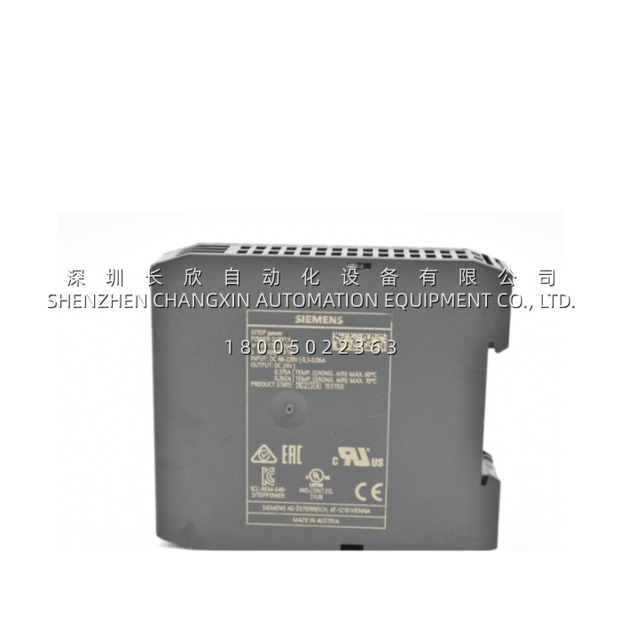 Siemens 6EP1332-2BA20 SITOP PSU100S — 24 V DC / 2.5 A Stabilized Power Supply, 120/230 V AC Input, DIN-Rail缩略图